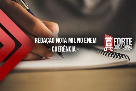 Redação nota mil no ENEM - Competência 4 -  Coerência